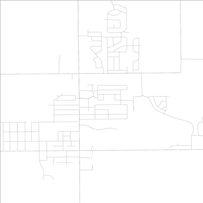 ROAD MAP OF BEECHER, ILLINOIS BY MAPBAKES