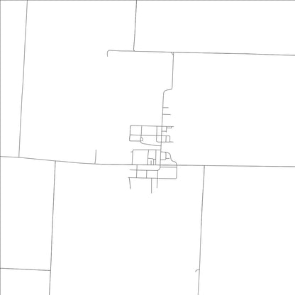 ROAD MAP OF BLACKBURN, MISSOURI BY MAPBAKES