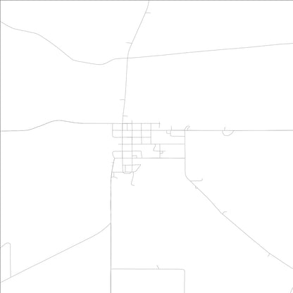 ROAD MAP OF BLAKESBURG, LOWA BY MAPBAKES