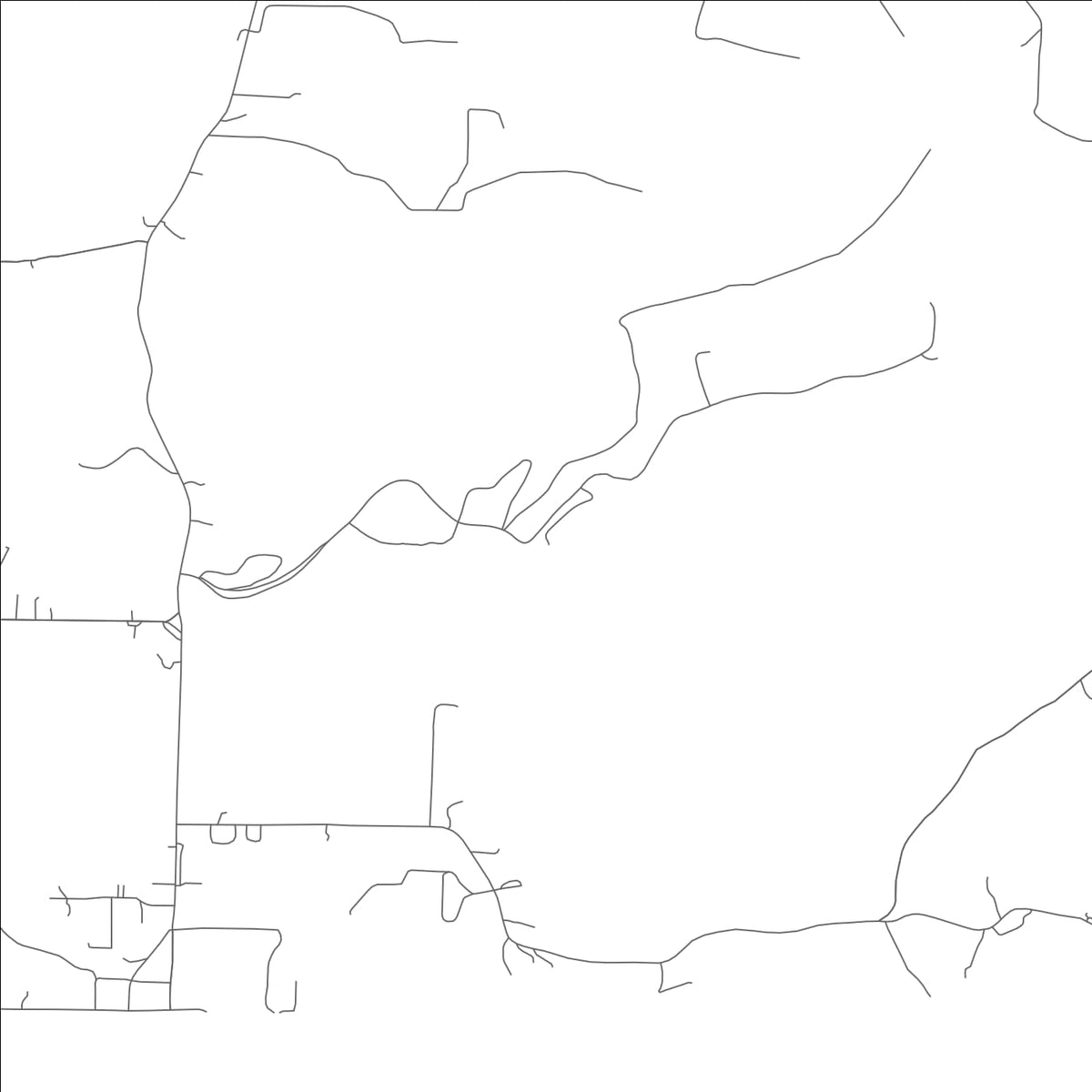 ROAD MAP OF BLUE EYE, MISSOURI BY MAPBAKES