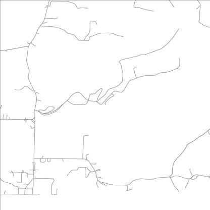 ROAD MAP OF BLUE EYE, MISSOURI BY MAPBAKES