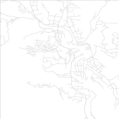 ROAD MAP OF BEN LOMOND, CALIFORNIA BY MAPBAKES