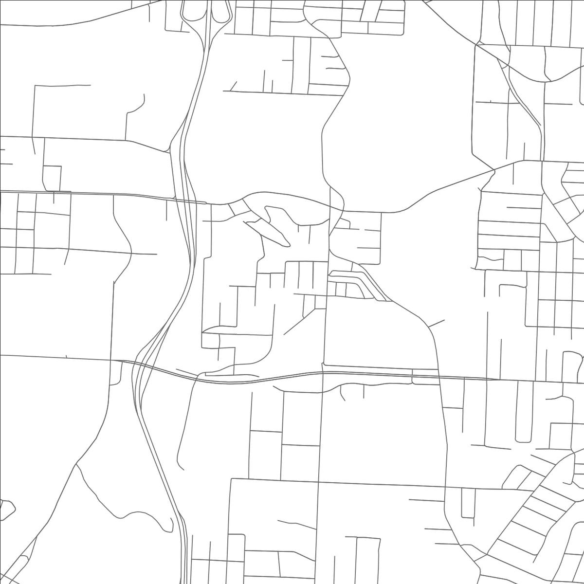 ROAD MAP OF BLUE SUMMIT, MISSOURI BY MAPBAKES