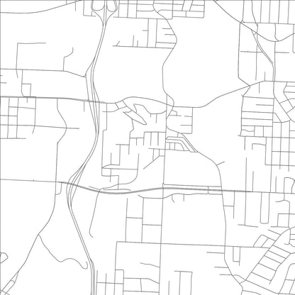 ROAD MAP OF BLUE SUMMIT, MISSOURI BY MAPBAKES