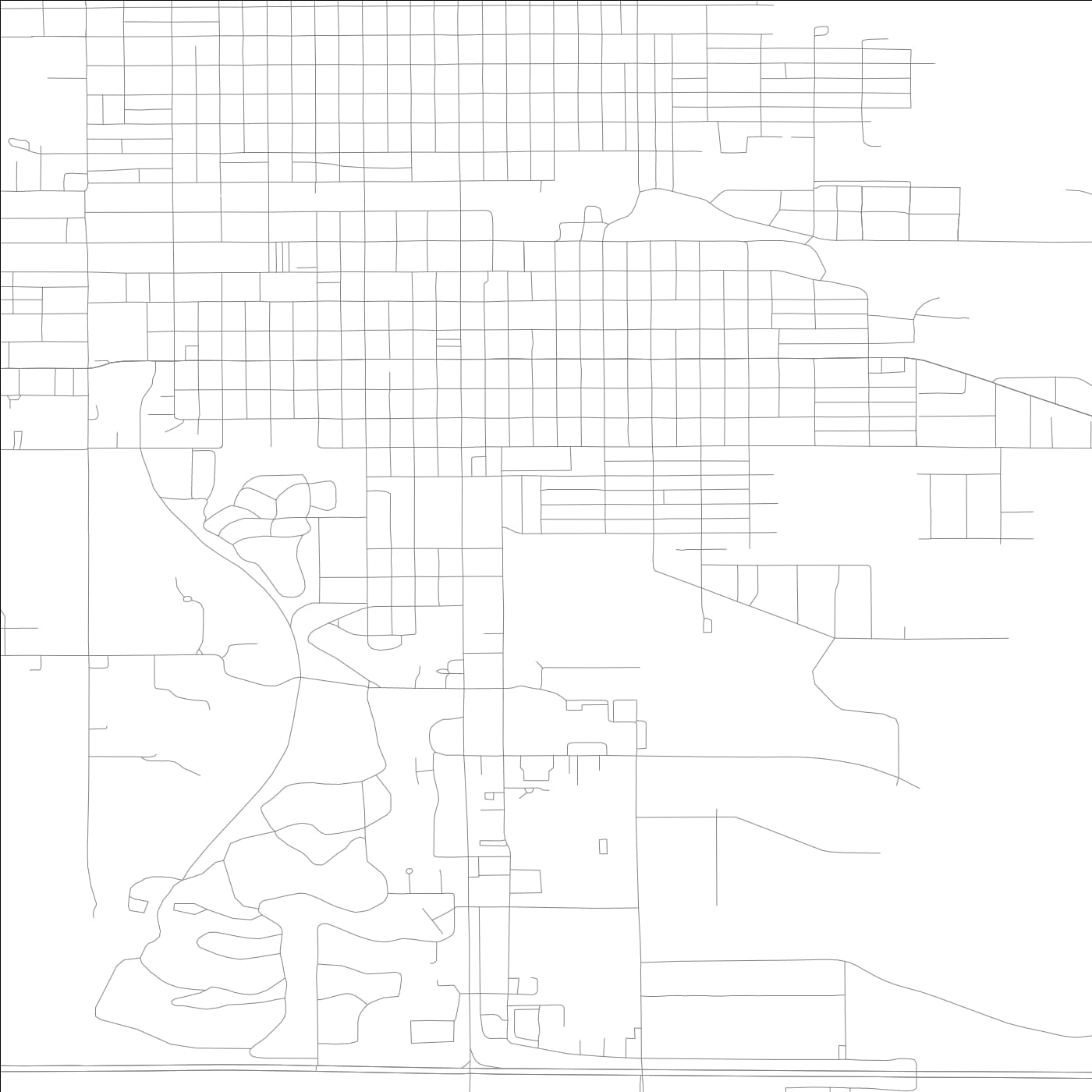 ROAD MAP OF BOONE, LOWA BY MAPBAKES