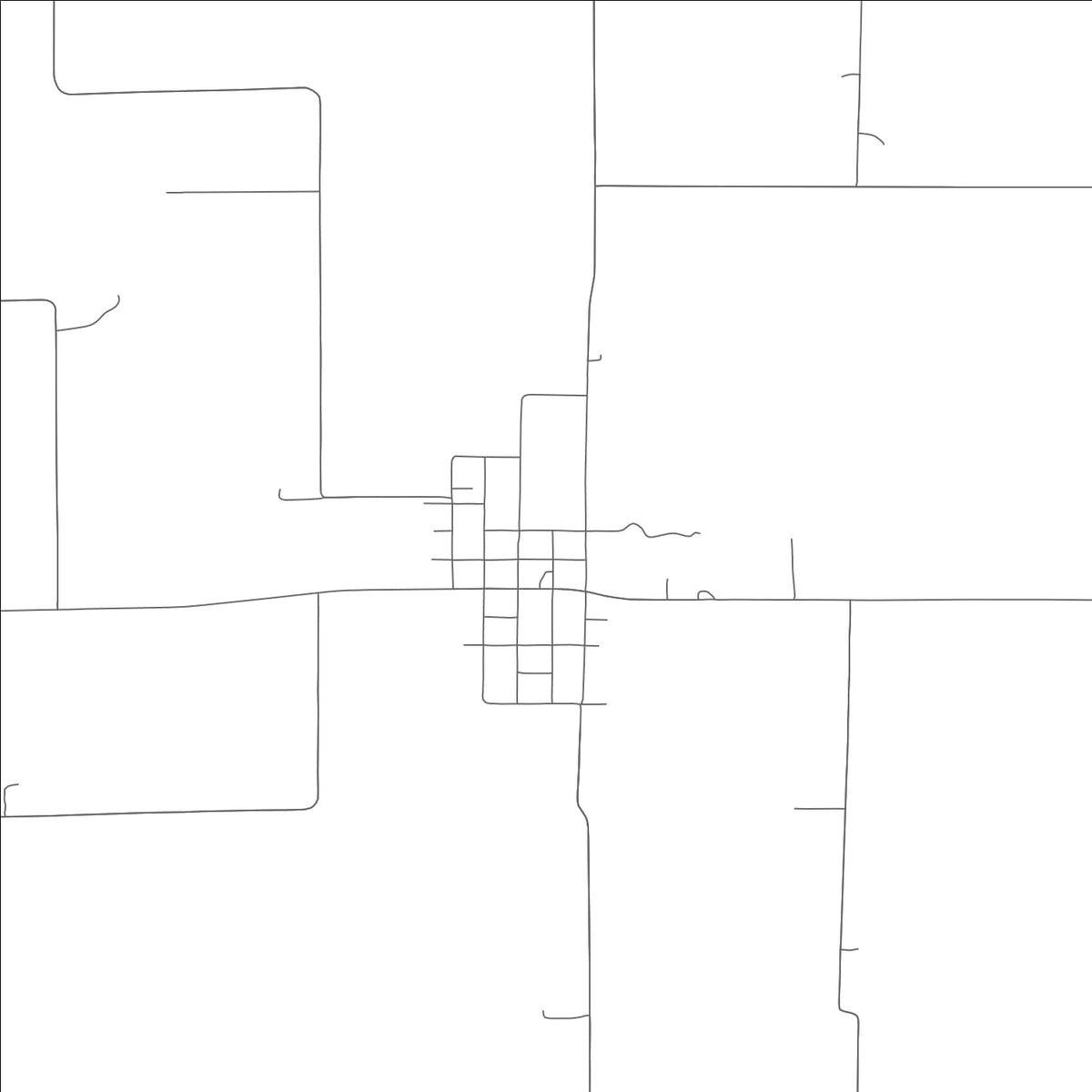 ROAD MAP OF BOGARD, MISSOURI BY MAPBAKES