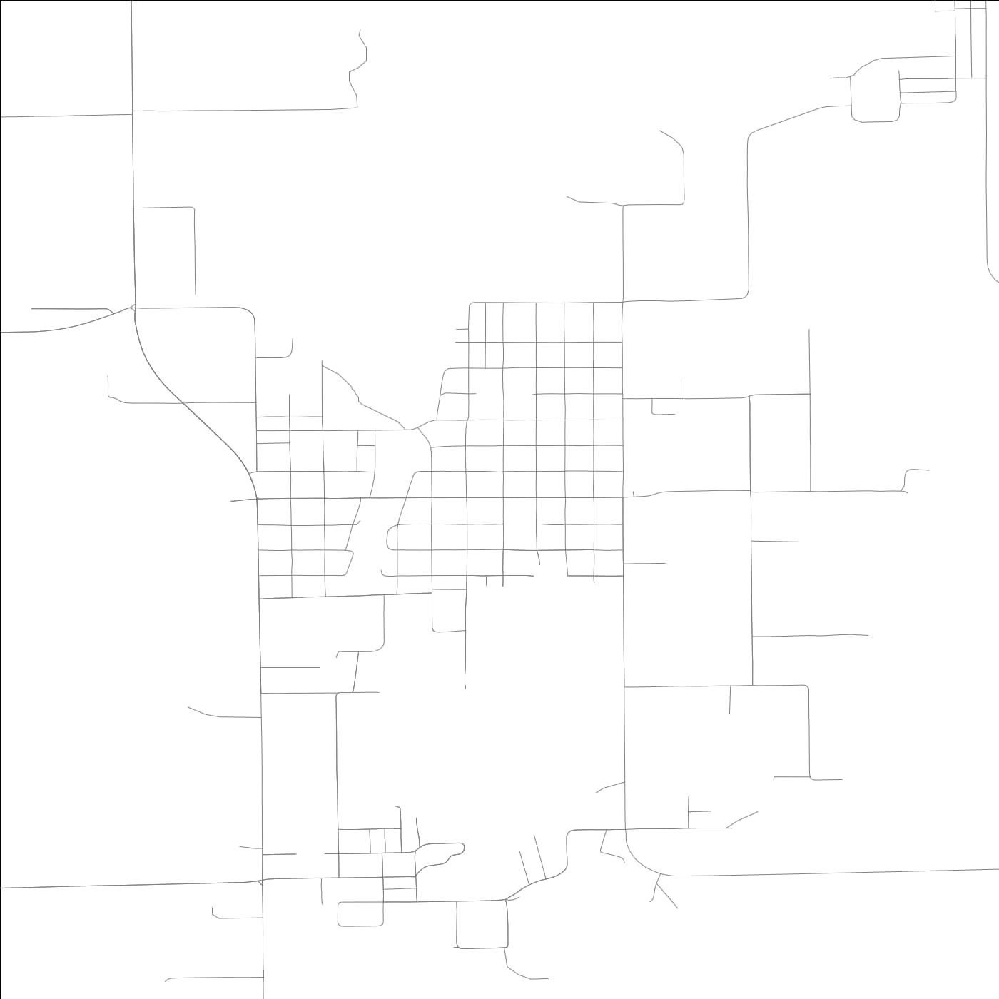 ROAD MAP OF BENLD, ILLINOIS BY MAPBAKES