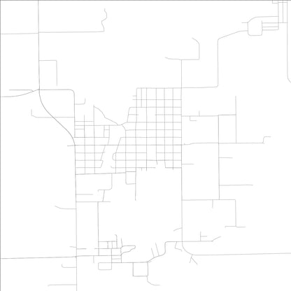 ROAD MAP OF BENLD, ILLINOIS BY MAPBAKES