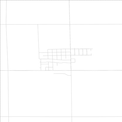 ROAD MAP OF BOYDEN, LOWA BY MAPBAKES