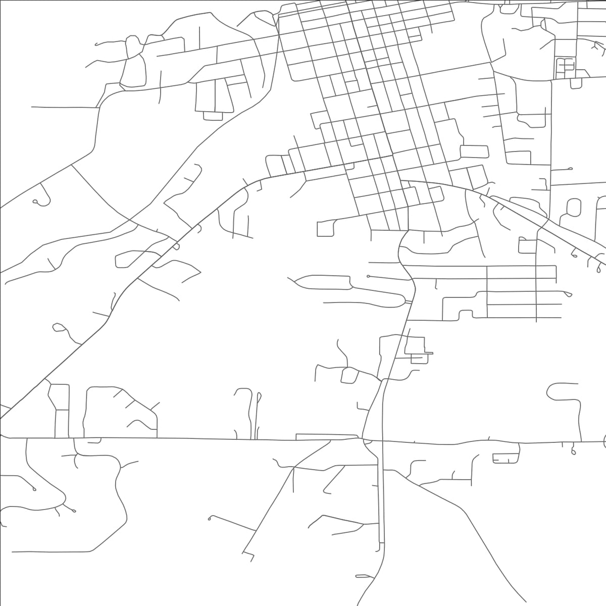 ROAD MAP OF BOONVILLE, MISSOURI BY MAPBAKES