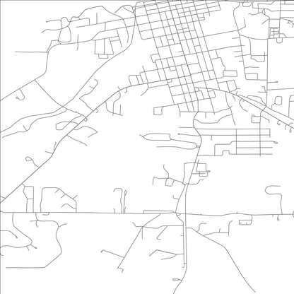 ROAD MAP OF BOONVILLE, MISSOURI BY MAPBAKES