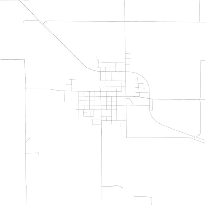 ROAD MAP OF BETHANY, ILLINOIS BY MAPBAKES