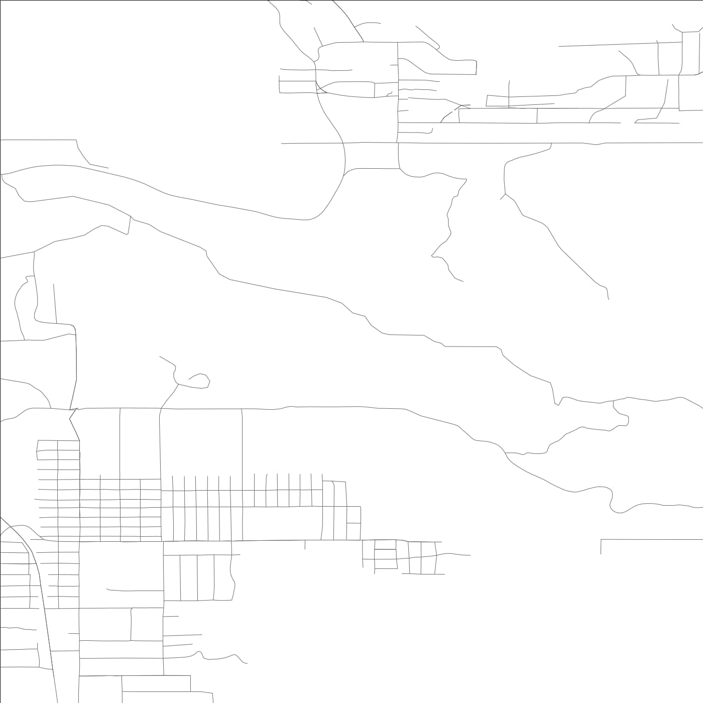 ROAD MAP OF BIG BEAR CITY, CALIFORNIA BY MAPBAKES