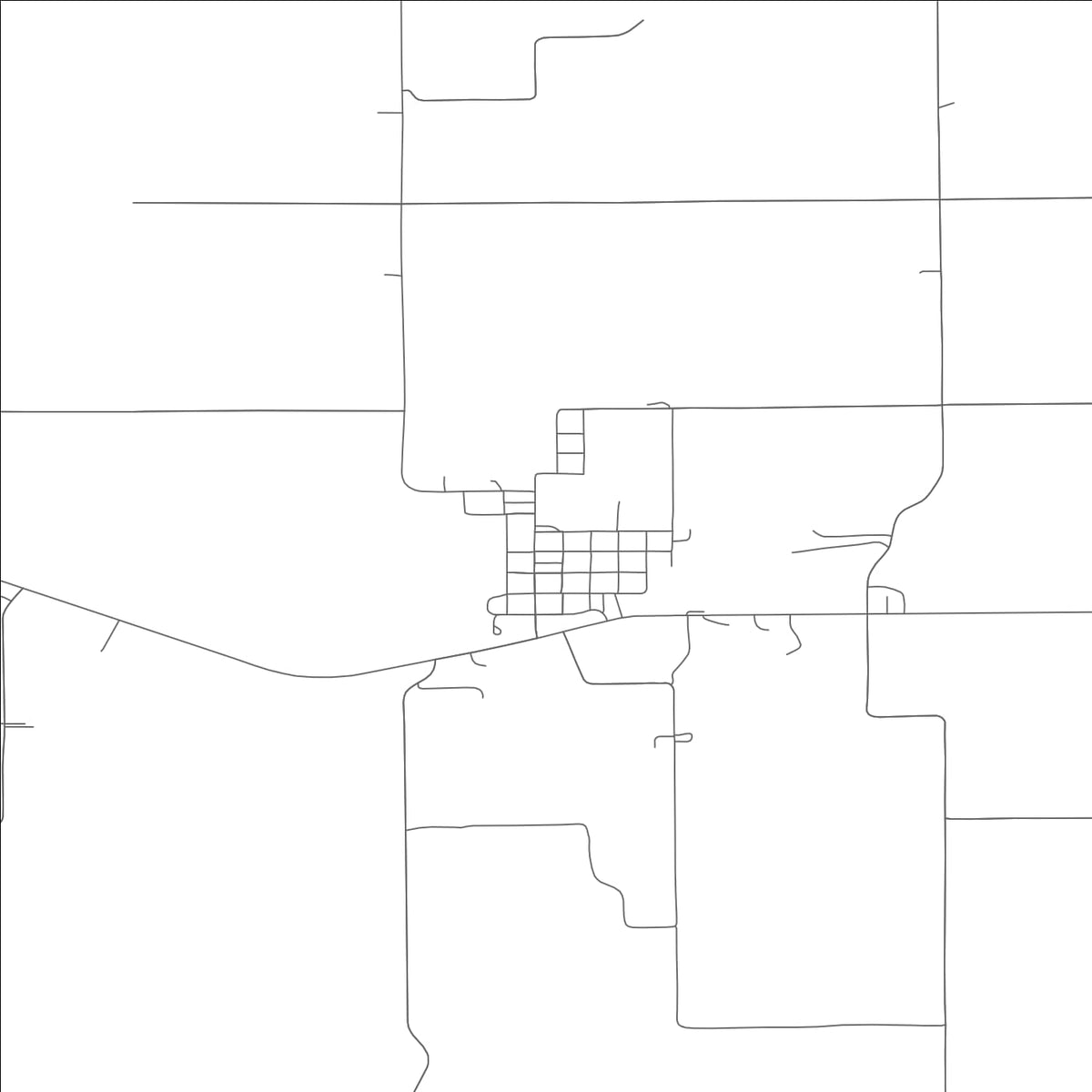 ROAD MAP OF BRASHEAR, MISSOURI BY MAPBAKES