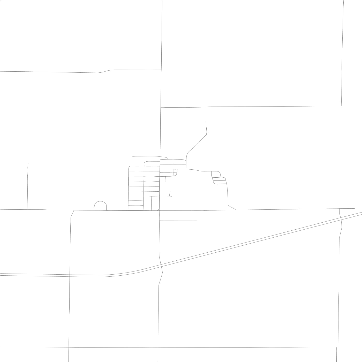 ROAD MAP OF BIGGSVILLE, ILLINOIS BY MAPBAKES