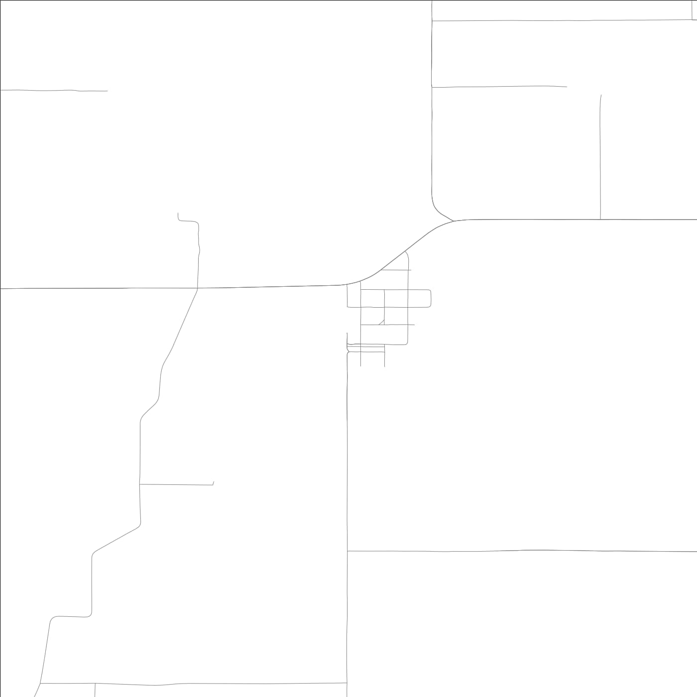 ROAD MAP OF BINGHAM, ILLINOIS BY MAPBAKES