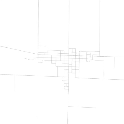 ROAD MAP OF BLANDINSVILLE, ILLINOIS BY MAPBAKES