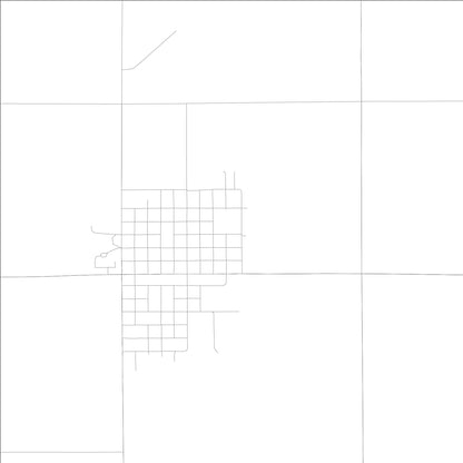 ROAD MAP OF BUFFALO CENTER, LOWA BY MAPBAKES