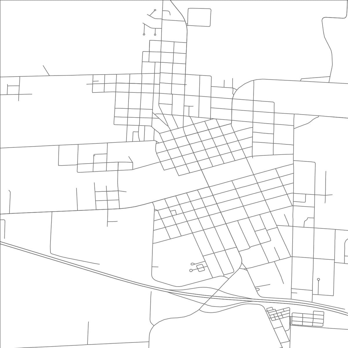 ROAD MAP OF BROOKFIELD, MISSOURI BY MAPBAKES