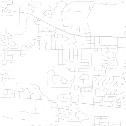 ROAD MAP OF BLOOMINGDALE, ILLINOIS BY MAPBAKES