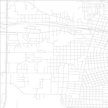 ROAD MAP OF BURLINGTON, LOWA BY MAPBAKES