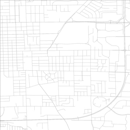 ROAD MAP OF BLOOMINGTON, ILLINOIS BY MAPBAKES