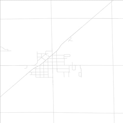 ROAD MAP OF BLUE MOUND, ILLINOIS BY MAPBAKES