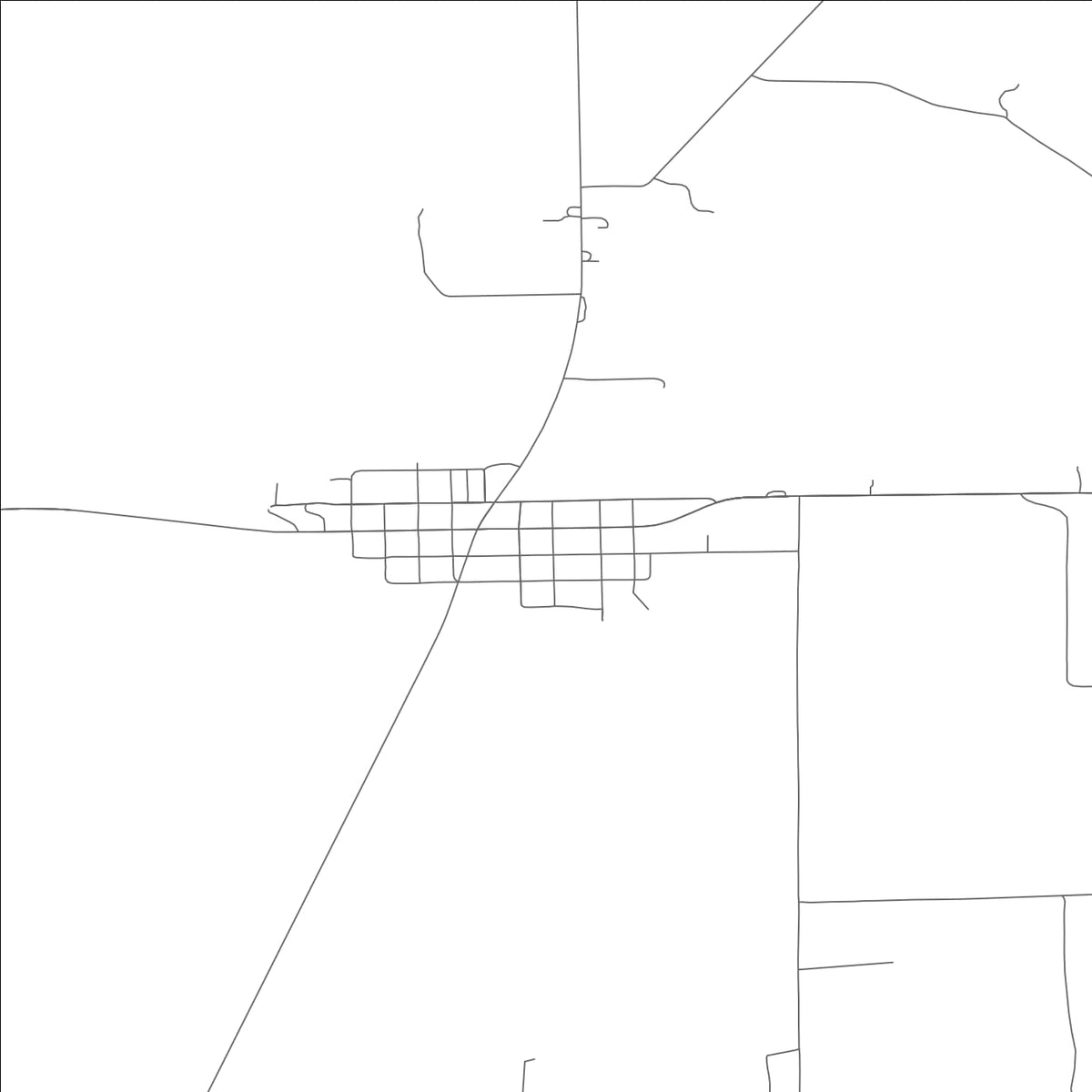 ROAD MAP OF BROWNING, MISSOURI BY MAPBAKES
