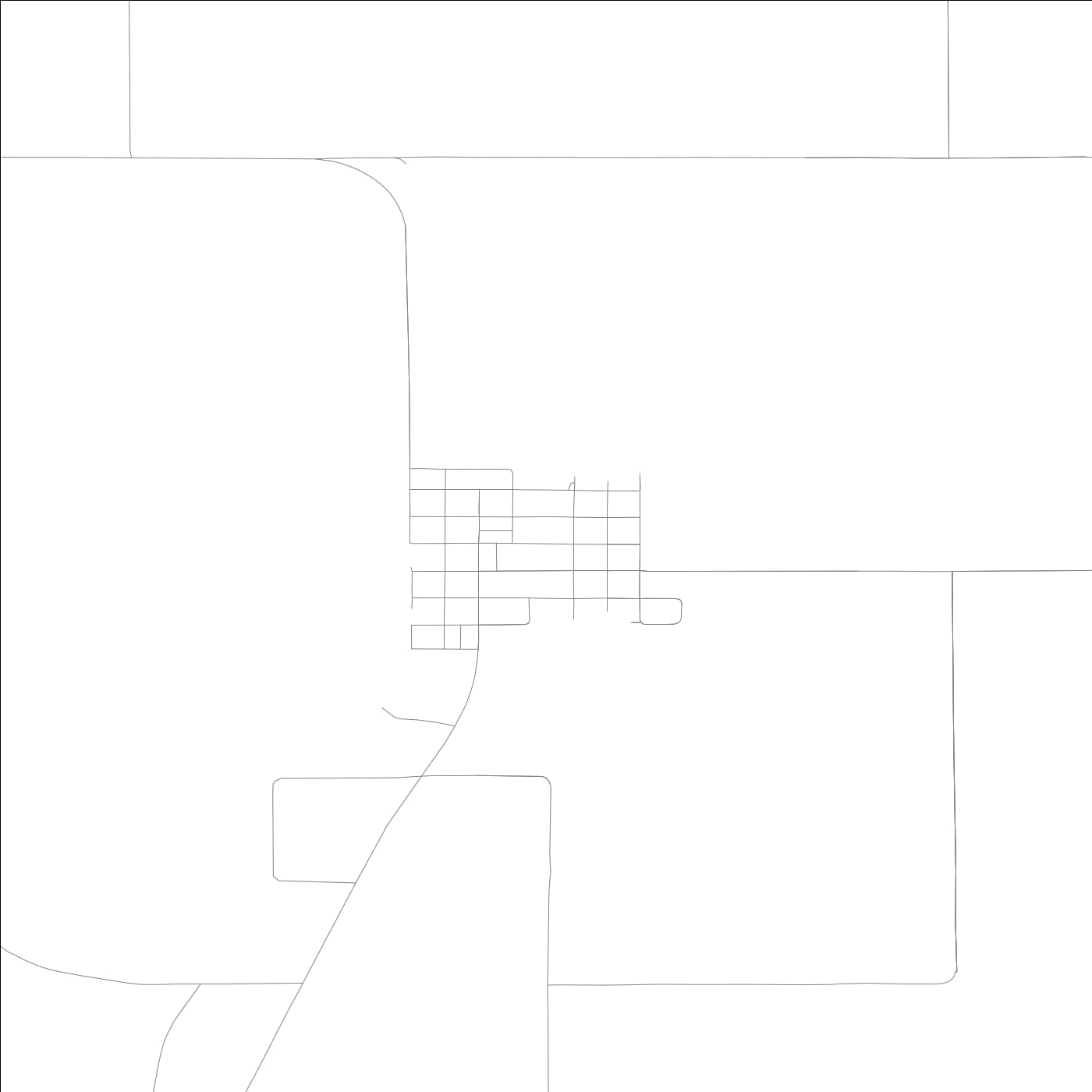 ROAD MAP OF BUSSEY, LOWA BY MAPBAKES