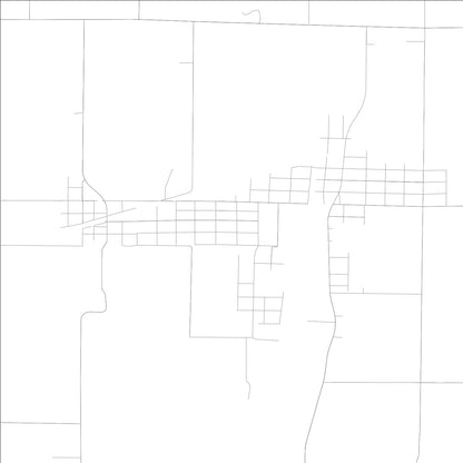 ROAD MAP OF BLUFORD, ILLINOIS BY MAPBAKES