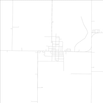 ROAD MAP OF CALLENDER, LOWA BY MAPBAKES