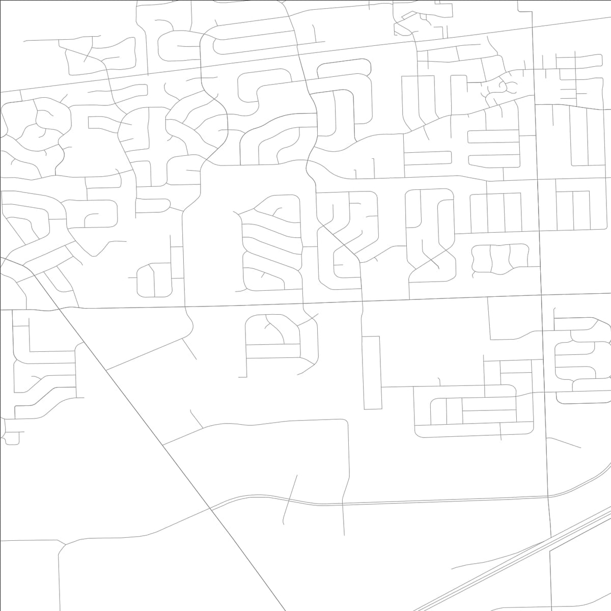 ROAD MAP OF BOLINGBROOK, ILLINOIS BY MAPBAKES
