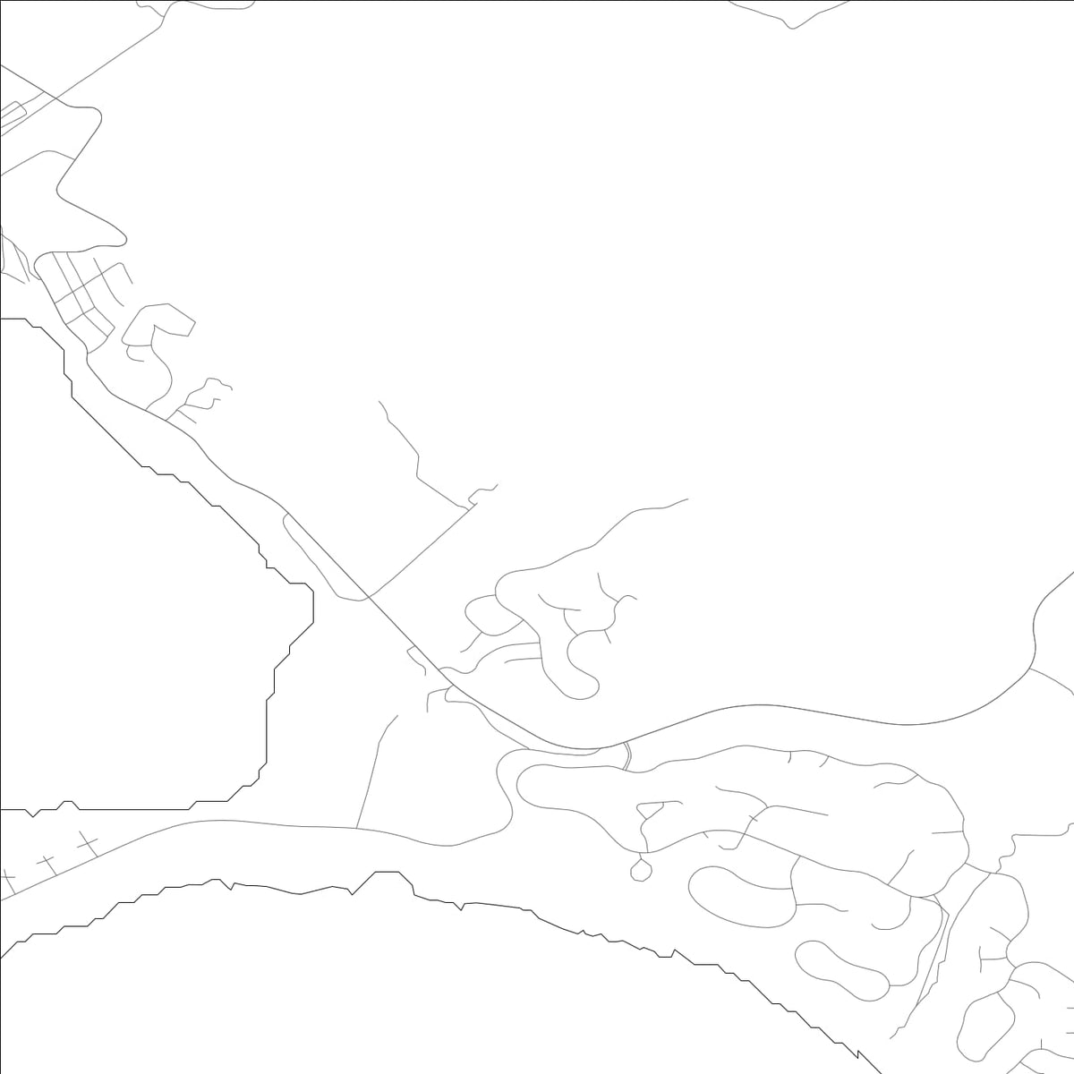ROAD MAP OF BODEGA BAY, CALIFORNIA BY MAPBAKES