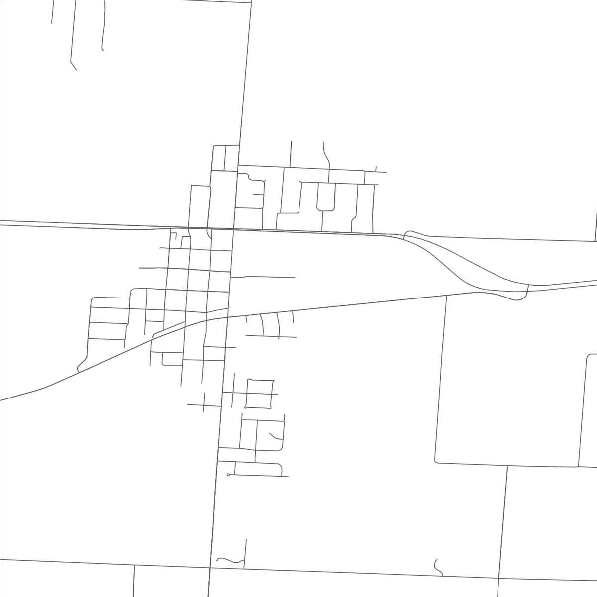 ROAD MAP OF BUCKNER, MISSOURI BY MAPBAKES
