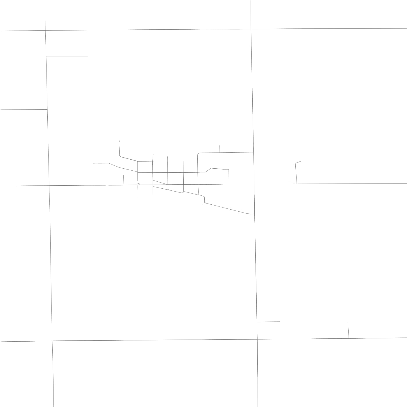 ROAD MAP OF BONFIELD, ILLINOIS BY MAPBAKES