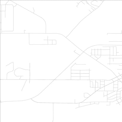 ROAD MAP OF CAMANCHE, LOWA BY MAPBAKES