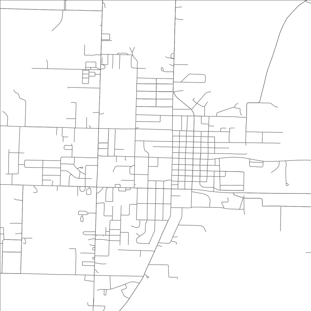 ROAD MAP OF BUFFALO, MISSOURI BY MAPBAKES
