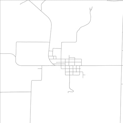 ROAD MAP OF BUNCETON, MISSOURI BY MAPBAKES