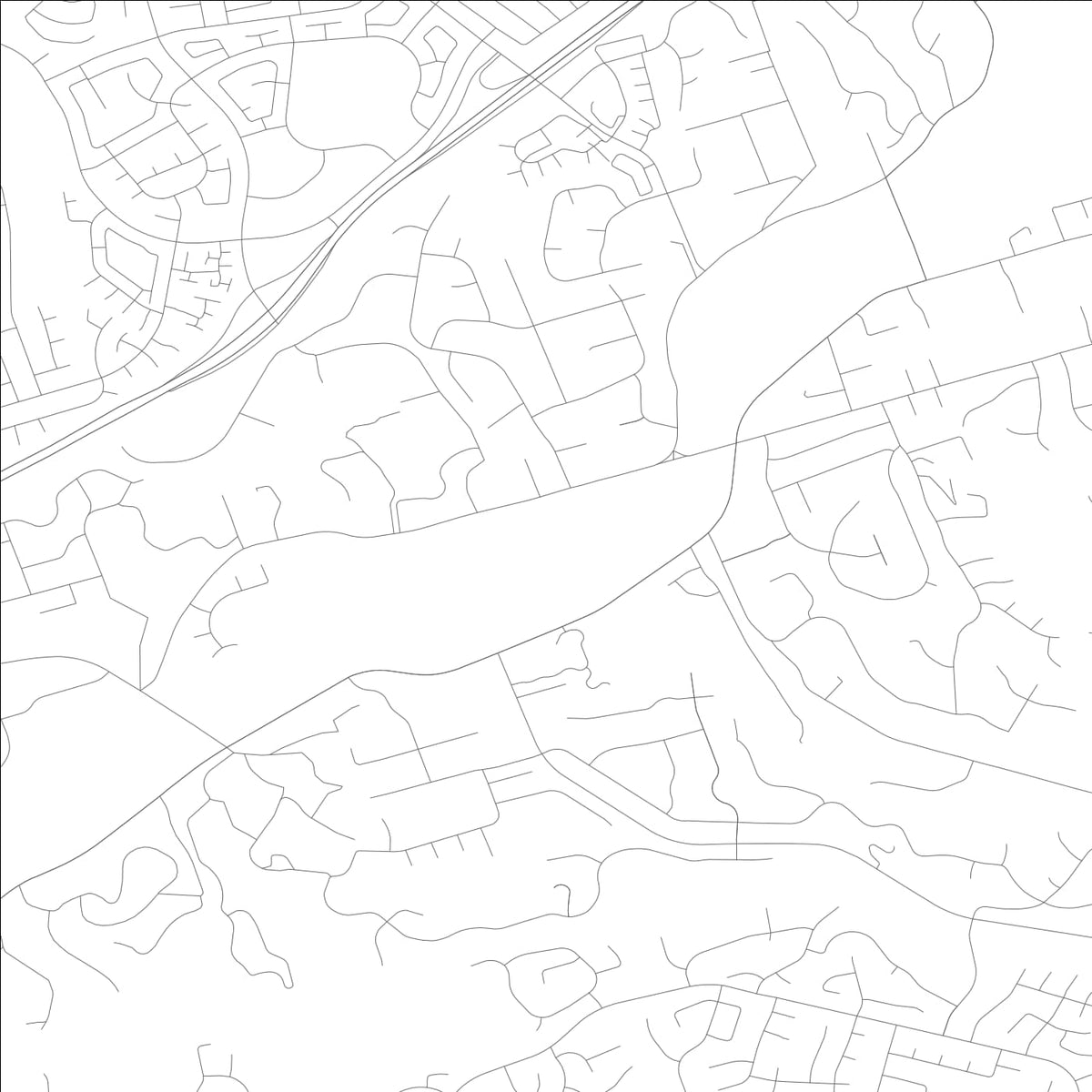 ROAD MAP OF BONITA, CALIFORNIA BY MAPBAKES
