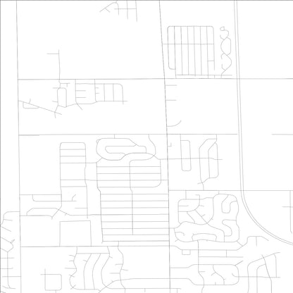 ROAD MAP OF BOURBONNAIS, ILLINOIS BY MAPBAKES