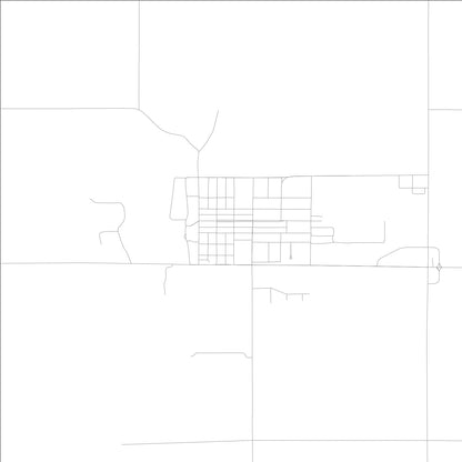 ROAD MAP OF CARSON, LOWA BY MAPBAKES