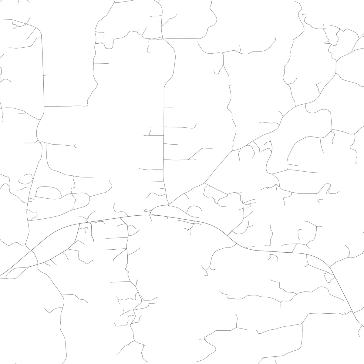 ROAD MAP OF BOOTJACK, CALIFORNIA BY MAPBAKES