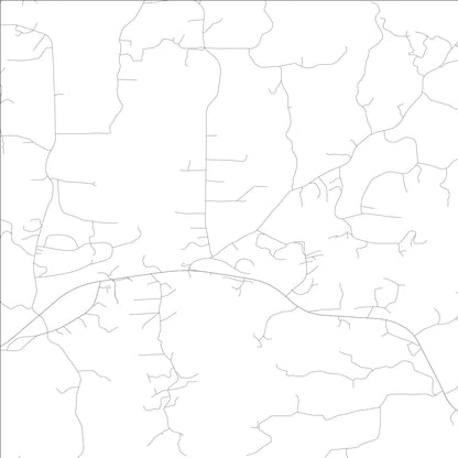 ROAD MAP OF BOOTJACK, CALIFORNIA BY MAPBAKES