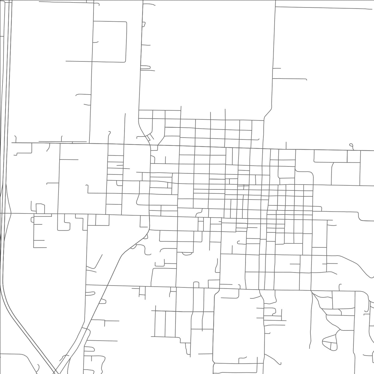 ROAD MAP OF BUTLER, MISSOURI BY MAPBAKES