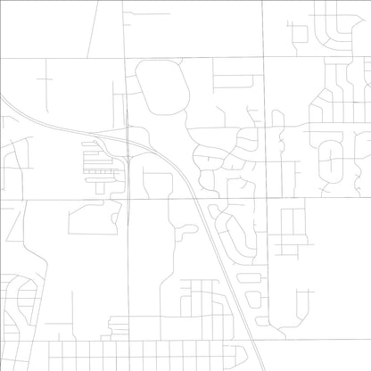 ROAD MAP OF BRADLEY, ILLINOIS BY MAPBAKES