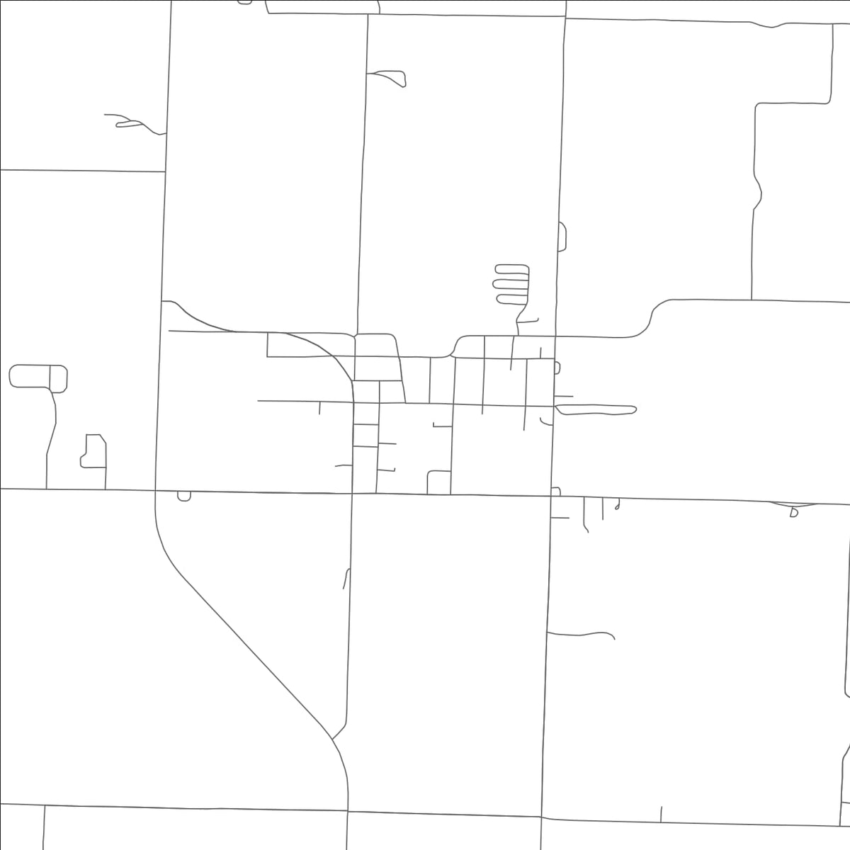 ROAD MAP OF BUTTERFIELD, MISSOURI BY MAPBAKES