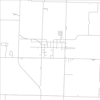 ROAD MAP OF BUTTERFIELD, MISSOURI BY MAPBAKES