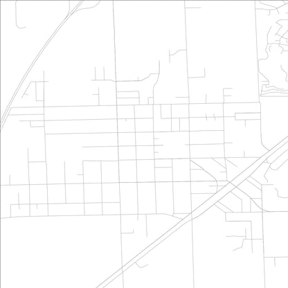 ROAD MAP OF BRAIDWOOD, ILLINOIS BY MAPBAKES
