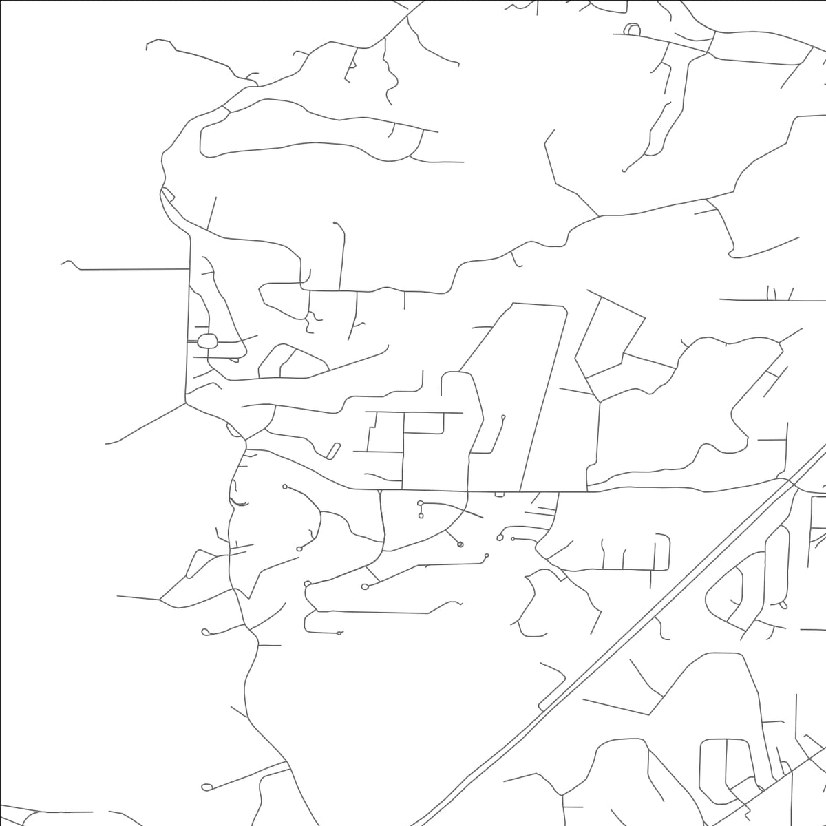ROAD MAP OF BYRNES MILL, MISSOURI BY MAPBAKES