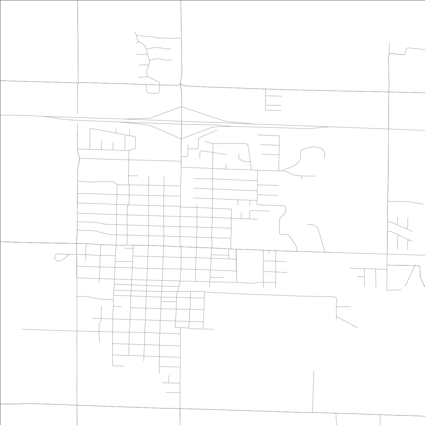 ROAD MAP OF BREESE, ILLINOIS BY MAPBAKES